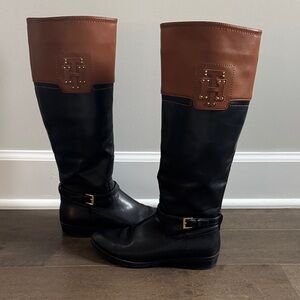 Tommy Hilfiger Black Sole Boots 👢